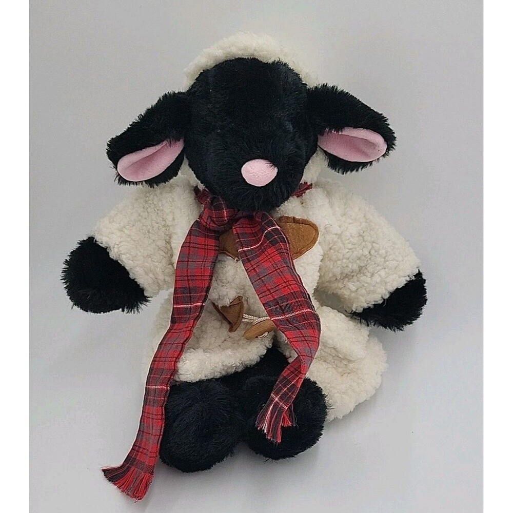 Vintage 1984 Farm Floppies CURLY McFLEECE 15” Plush Sheep Lamb Easter Christmas